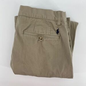 Polo Ralph Lauren Mens 32x32 Classic Fit Chino Pants Khaki